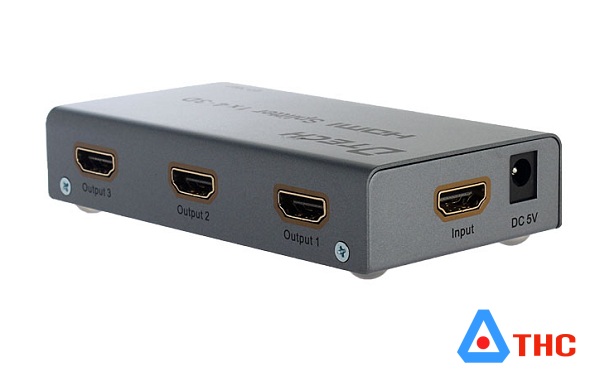 Bộ chia hdmi 1 ra 4 Dtech hỗ trợ 3D